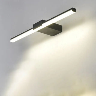 Sleek White Rectangular LED Vanity Light Fixture Zawala Image - 1