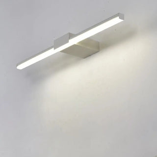 Sleek White Rectangular LED Vanity Light Fixture Zawala Image - 5