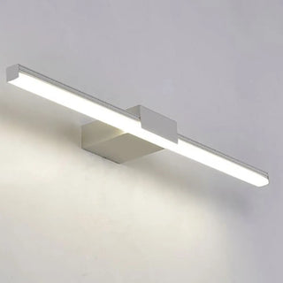 Sleek White Rectangular LED Vanity Light Fixture Zawala Image - 6