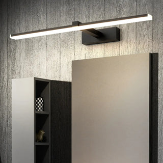 ZOWALA - Minimalist Black Rectangular LED Vanity Light Image - 1