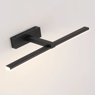 ZOWALA - Minimalist Black Rectangular LED Vanity Light Image - 12