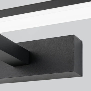 ZOWALA - Minimalist Black Rectangular LED Vanity Light Image - 14