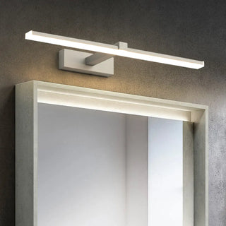 ZOWALA - Minimalist Black Rectangular LED Vanity Light Image - 16