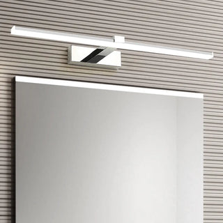 ZOWALA - Minimalist Black Rectangular LED Vanity Light Image - 2