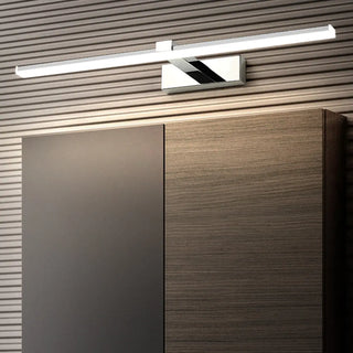 ZOWALA - Minimalist Black Rectangular LED Vanity Light Image - 3
