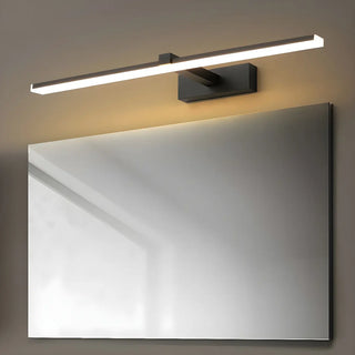 ZOWALA - Minimalist Black Rectangular LED Vanity Light Image - 4