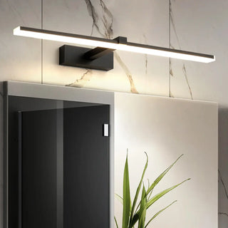 ZOWALA - Minimalist Black Rectangular LED Vanity Light Image - 7