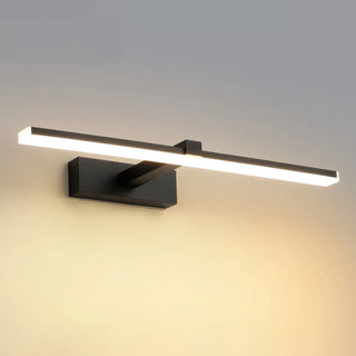 ZOWALA - Minimalist Black Rectangular LED Vanity Light Image - 8