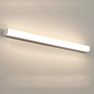 Modish Black Rectangular LED Bathroom Vanity Light Zawala Image - 11