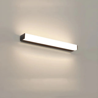 Modish Black Rectangular LED Bathroom Vanity Light Zawala Image - 20