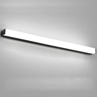 Modish Black Rectangular LED Bathroom Vanity Light Zawala Image - 24