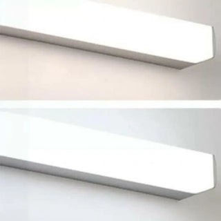 Modish Black Rectangular LED Bathroom Vanity Light Zawala Image - 6