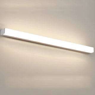 Modish Black Rectangular LED Bathroom Vanity Light Zawala Image - 9