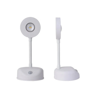 Minimalist Compact Round Rotating LED Wall Sconce Image - 6