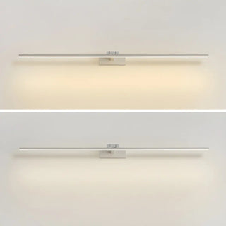 Sleek Black Minimalist Aluminum Linear Vanity Light Zawala Image - 14