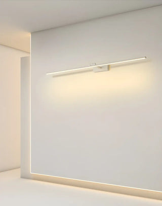 Sleek Black Minimalist Aluminum Linear Vanity Light Zawala Image - 18