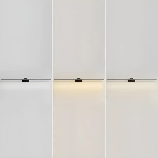 Sleek Black Minimalist Aluminum Linear Vanity Light Zawala Image - 5