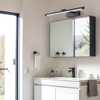 ZOWALA - Minimalist White Cylinder Adjustable Vanity Light Image - 1