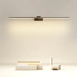 ZOWALA - Minimalist Black Linear LED Bathroom Vanity Light Image - 1