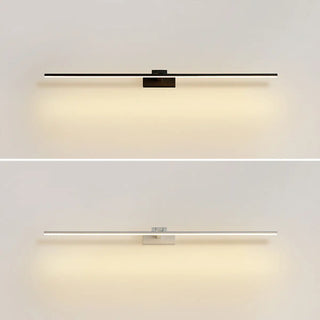 ZOWALA - Minimalist Black Linear LED Bathroom Vanity Light Image - 2