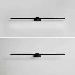 ZOWALA - Minimalist Black Linear LED Bathroom Vanity Light Image - 3