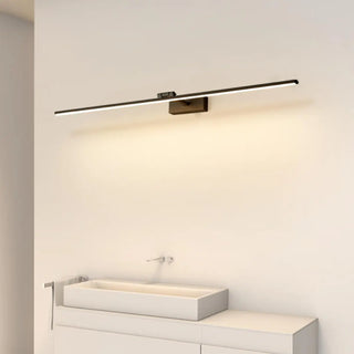 ZOWALA - Minimalist Black Linear LED Bathroom Vanity Light Image - 4