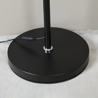 Bedroom Torch Minimalist Black Metal LED Floor Lamp Zawala Image - 9