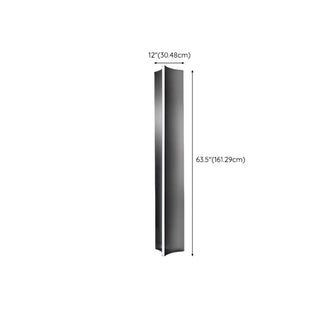 Minimalist Black Metal Standing Stanley Floor Lamp Zawala #size