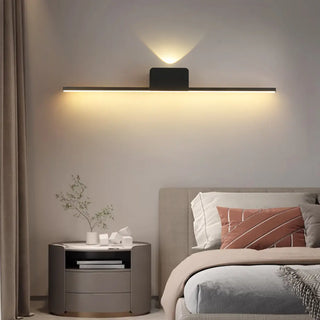 ZOWALA - Modern Minimalist Black Up Down LED Vanity Light Image - 1