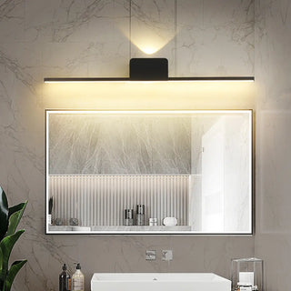 ZOWALA - Modern Minimalist Black Up Down LED Vanity Light Image - 2