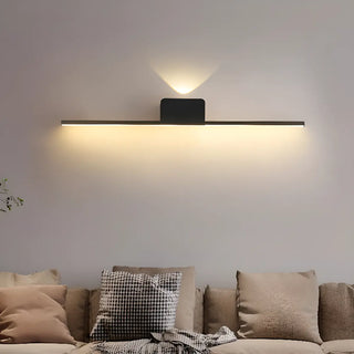 ZOWALA - Modern Minimalist Black Up Down LED Vanity Light Image - 7