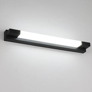 ZOWALA - Minimalist Black White Acrylic Rectangular LED Vanity Light Image - 6