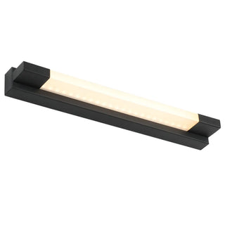 ZOWALA - Minimalist Black White Acrylic Rectangular LED Vanity Light Image - 7