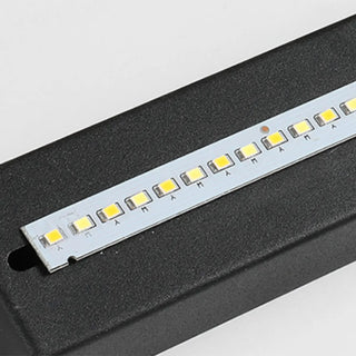 ZOWALA - Minimalist Black White Acrylic Rectangular LED Vanity Light Image - 9