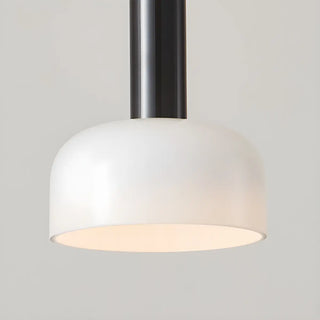 ZOWALA - Minimalist Living Room White Glass Dome Pendant Light Image - 9