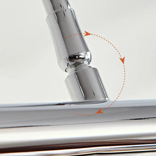 Chrome Adjustable Cylinder Wall-Mounted Picture Light Zawala Image - 11