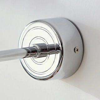 Chrome Adjustable Cylinder Wall-Mounted Picture Light Zawala Image - 13