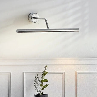 Chrome Adjustable Cylinder Wall-Mounted Picture Light Zawala Image - 3