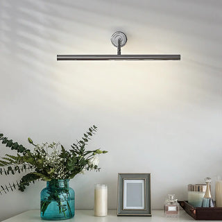 Chrome Adjustable Cylinder Wall-Mounted Picture Light Zawala Image - 4