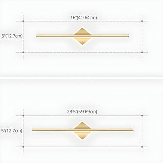 Nordic Luxury Circular Accent Linear Metal Vanity Light Zawala Image - 16