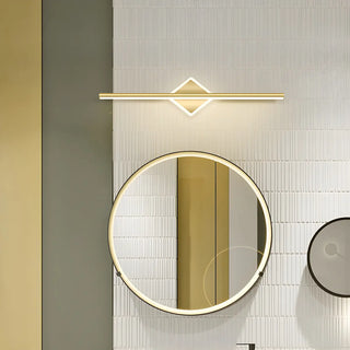 Nordic Luxury Circular Accent Linear Metal Vanity Light Zawala Image - 8