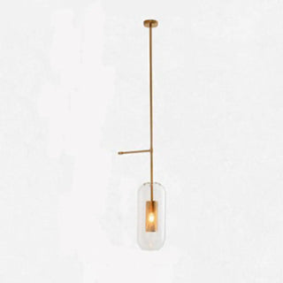 Simple Inner Mesh Cylinder Glass Bedside Wall Light Zawala Image - 11