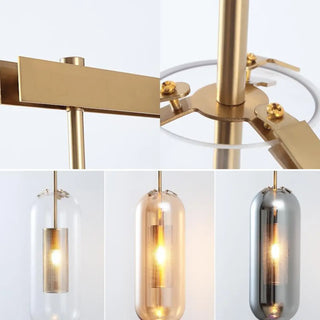 Simple Inner Mesh Cylinder Glass Bedside Wall Light Zawala Image - 15