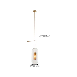 Simple Inner Mesh Cylinder Glass Bedside Wall Light Zawala Image - 22