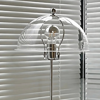 Minimalist Transparent Glass Dome LED Floor Lamp Zawala Image - 5