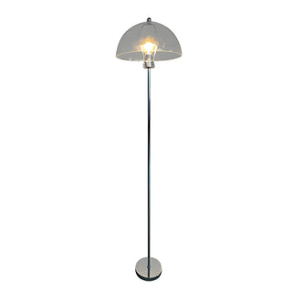 Minimalist Transparent Glass Dome LED Floor Lamp Zawala Image - 6