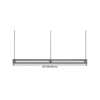 ZOWALA - Minimalist Clear Glass Sliver Island Light Image - 12