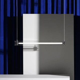 ZOWALA - Minimalist Clear Glass Sliver Island Light Image - 2