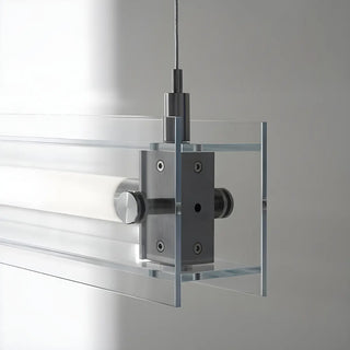 ZOWALA - Minimalist Clear Glass Sliver Island Light Image - 4