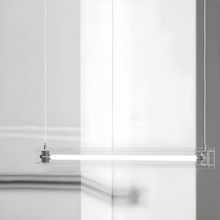 ZOWALA - Minimalist Clear Glass Sliver Island Light Image - 7